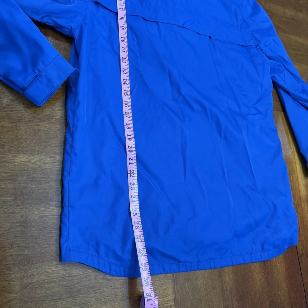 Gap Boys‎ Blue Hooded Zip Rain Jacket XXL 14-16